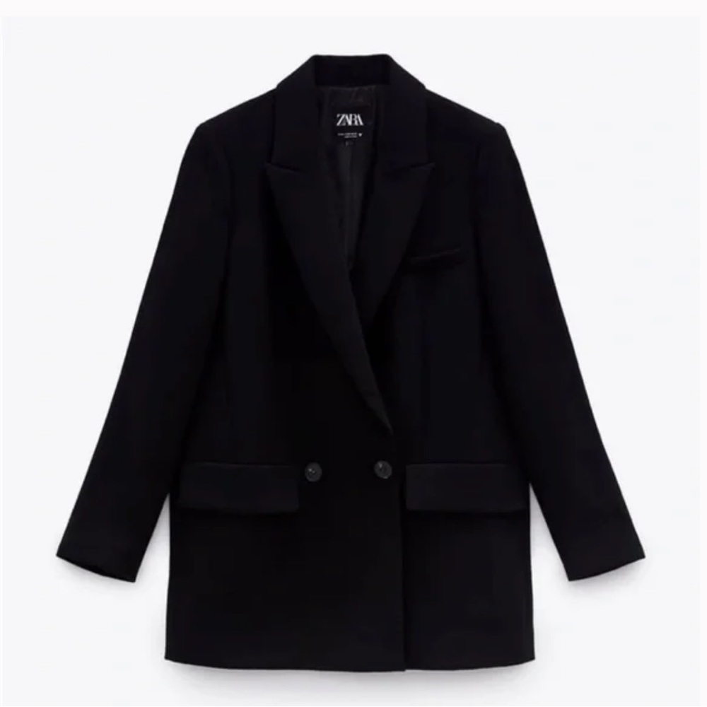 Zara double breasted classic blazer